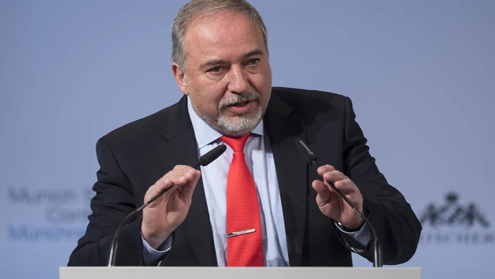 Israeli Defense Minister Avigdor Lieberman