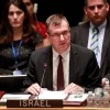 Amb. David Poet, Israel's Deputy Permanent Representative to the U.N., addresses the U.N. Security Council. Credit: U.N. photo/Paulo Filgueiras.
