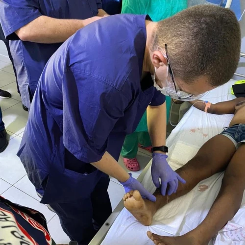 Israel Defense Forces Lt. Col. Dr. Yigal Chechik, a member of the emergency delegation to Equatorial Guinea in March 2021. Credit: IDF Spokesperson’s Unit.