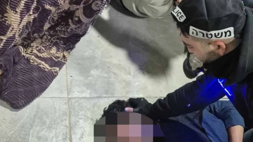 Israeli police officers arrest three Gaza residents in the southern city of Rahat, Dec. 21, 2025. Credit: Israel Police.