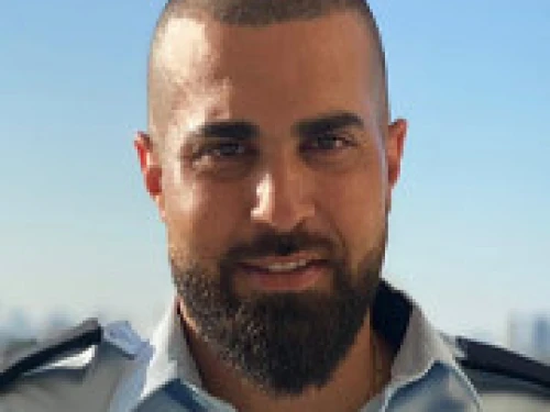 First Sgt. Amir Khoury. Credit: Courtesy of Israel's Ministry of Foreign Affairs.