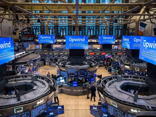 Upwind executives mark the company’s $100 million Series A announcement at the New York Stock Exchange in New York, Dec. 4, 2024. Source: @upwindsecurity/X.