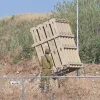 The Iron Dome air-defense system near the southern Israeli city of Ashdod on May 9, 2023. Photo by Yonatan Sindel/Flash90.