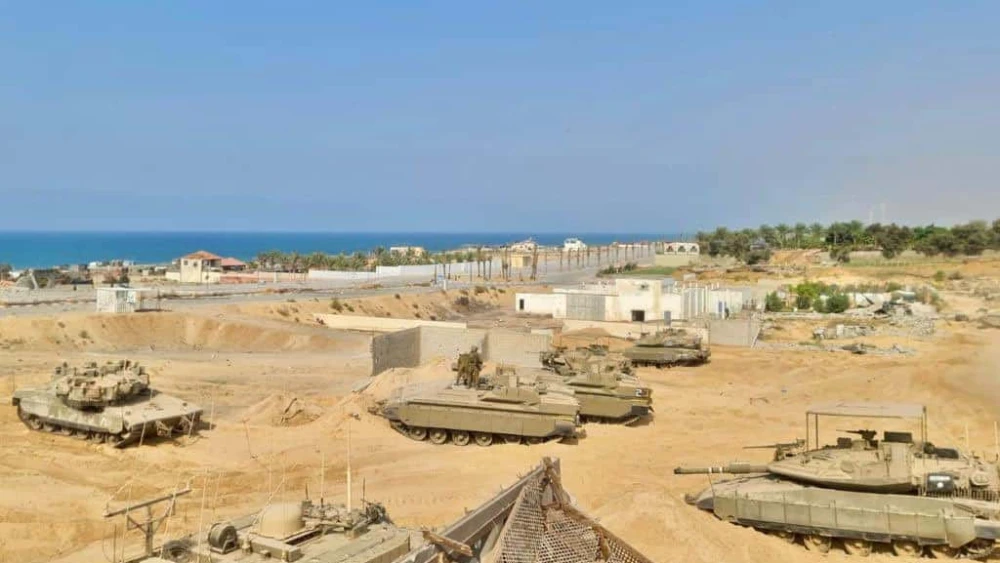 Israeli soldiers operating against Hamas in the Gaza Strip, Nov. 1, 2023. Credit: IDF.
