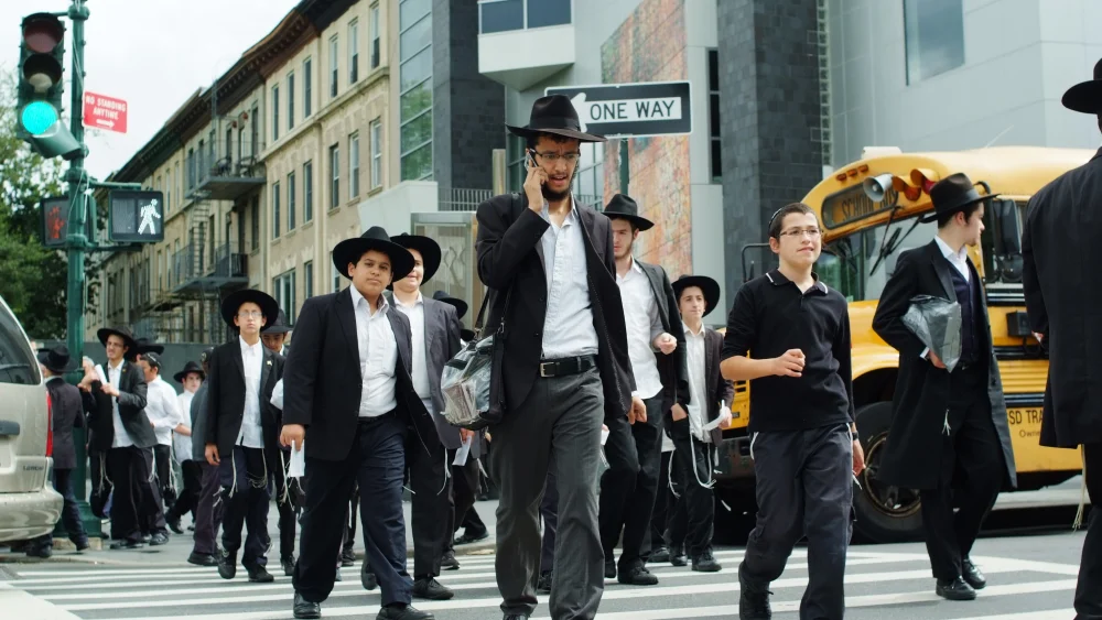 Chassidic Jews in Brooklyn, N.Y. Photo by Mendy Hechtman/Flash90.