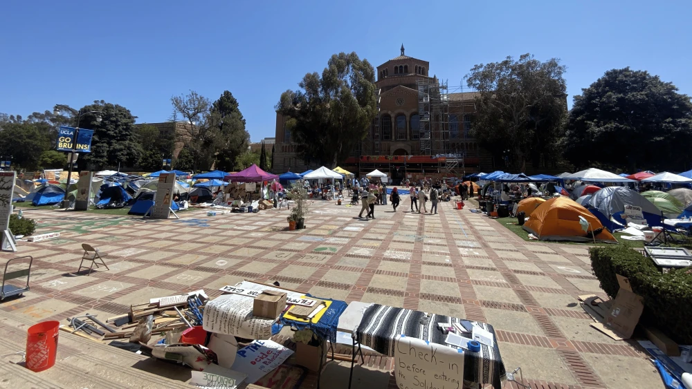 Pro-Palestinian Protest, Encampment, UCLA, University of California, Los Angeles