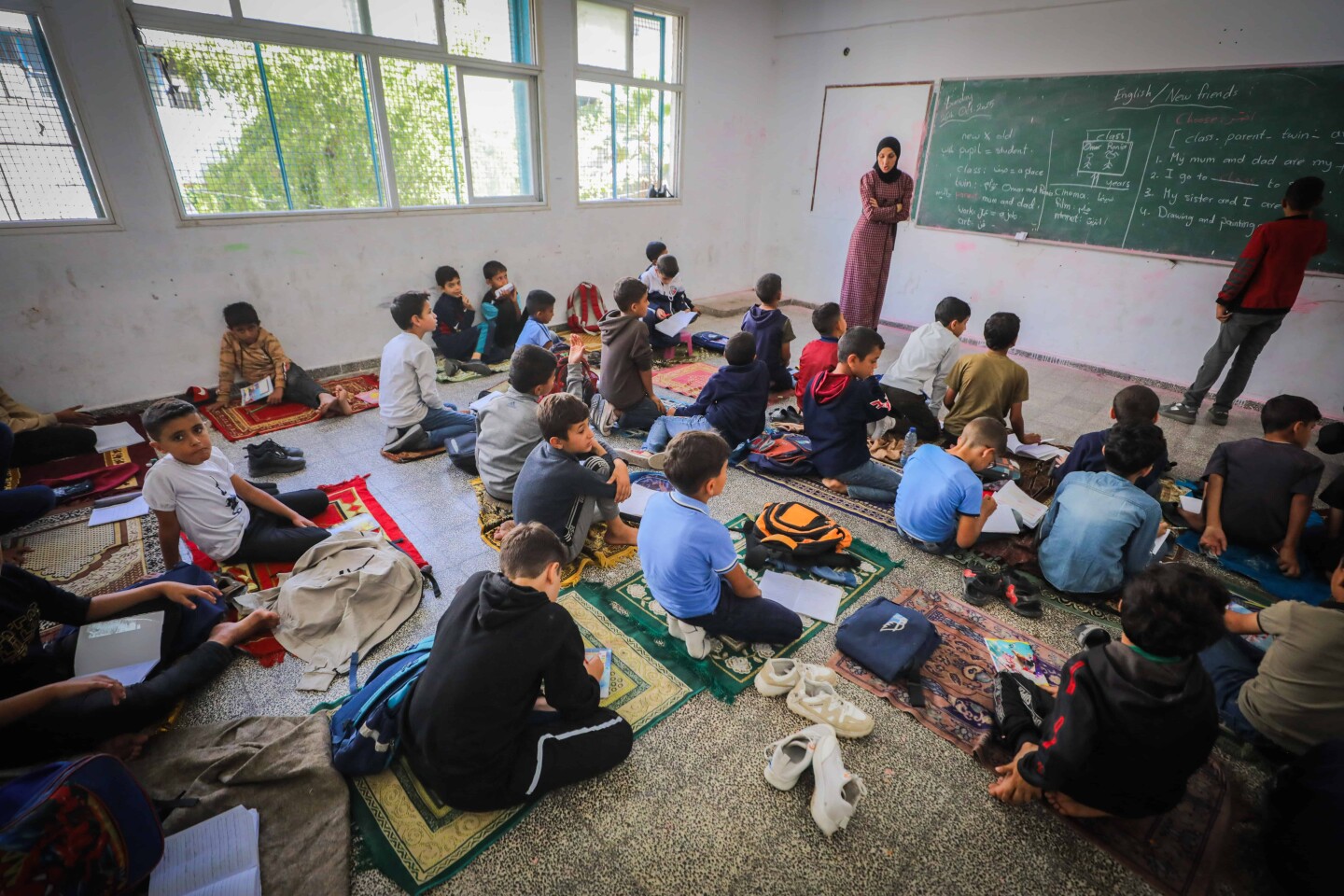 Palestinian Children in Gaza Schools