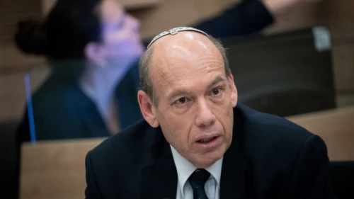 Israeli State Comptroller Matanyahu Englman attends a Finance Committee meeting at the Knesset on Dec. 9, 2019. Photo by Yonatan Sindel/Flash90.