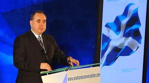Click photo to download. Caption: Scottish First Minister and nationalist leader and Alex Salmond (pictured) resigned after Scottish independence from the U.K. was rejected, 55-45 percent, in referendum results revealed Friday. Credit: Harris Morgan via Wikimedia Commons.