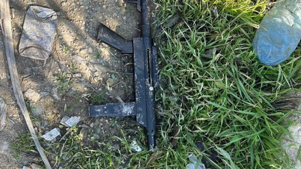The weapon used by a Palestinian gunman who was shot dead during an exchange of fire with Israel Defense Forces troops in Judea, Jan. 17, 2023. Credit: IDF.