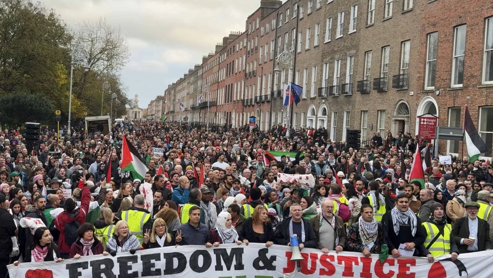 Pro-Palestinian Rally in Dublin