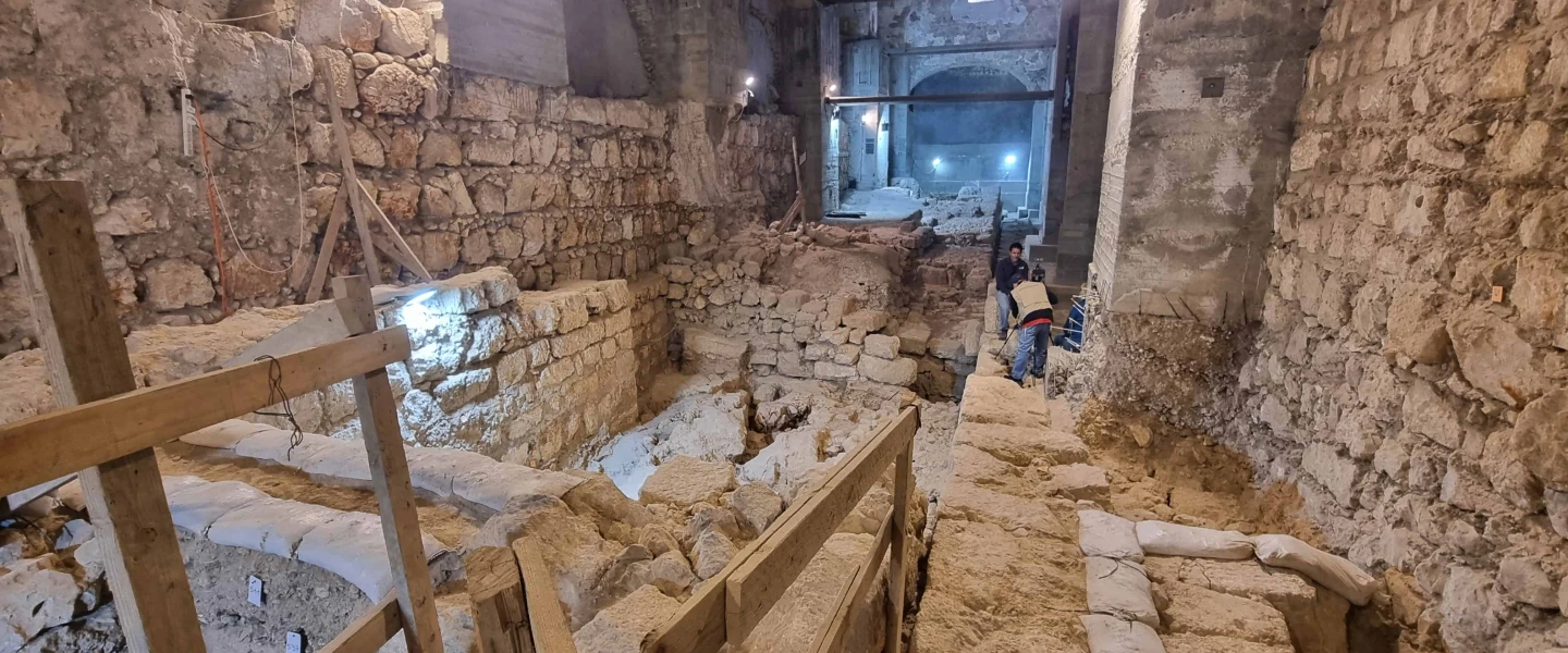 Hasmonean wall, Tower of David
