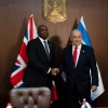 Israeli Prime Minister Benjamin Netanyahu hosts then-U.K. Foreign Secretary David Lammy in Jerusalem, July 14, 2024. Credit: U.K. Foreign Office.