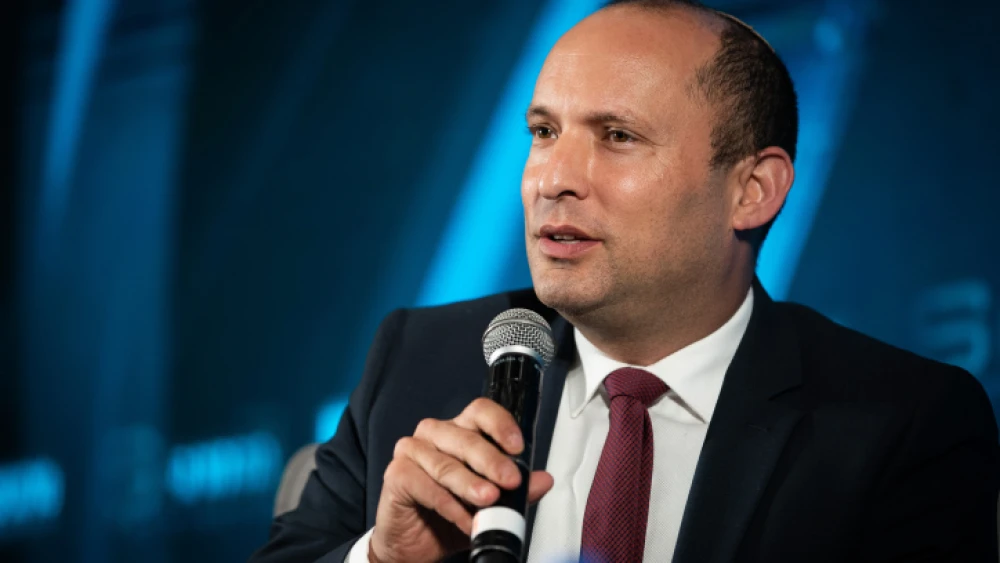 Yamina Party member Naftali Bennett attends the Srugim conference in Jerusalem on Sept. 2, 2019. Photo by Yonatan Sindel/Flash90.