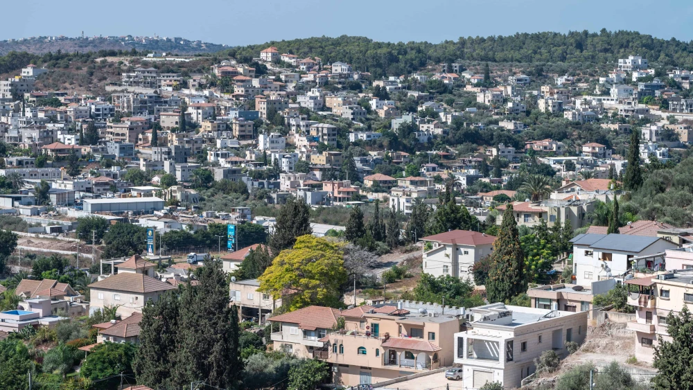 'Ara village in Israel's Wadi Ara/Nahal 'Iron valley, Aug. 31, 2021. Photo by Yahav Gamliel/Flash90.