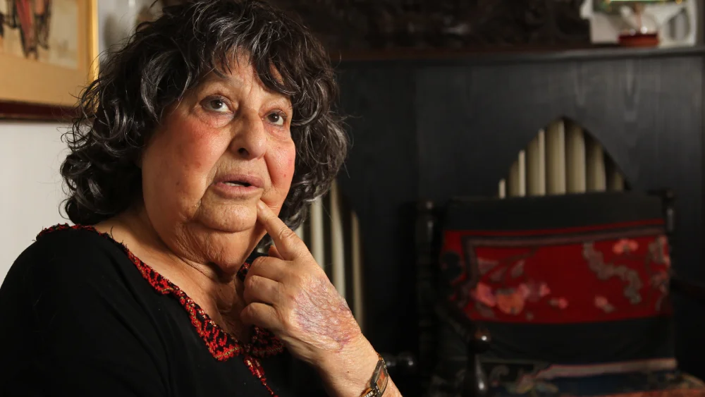 Portrait of the late right-wing Israeli politician Geula Cohen at her home in Jerusalem on May 24, 2011. Photo by Nati Shohat/Flash90.