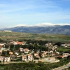View of Metula, Israel's northernmost town, and Mount Hermon. Credit: Wikimedia Commons.