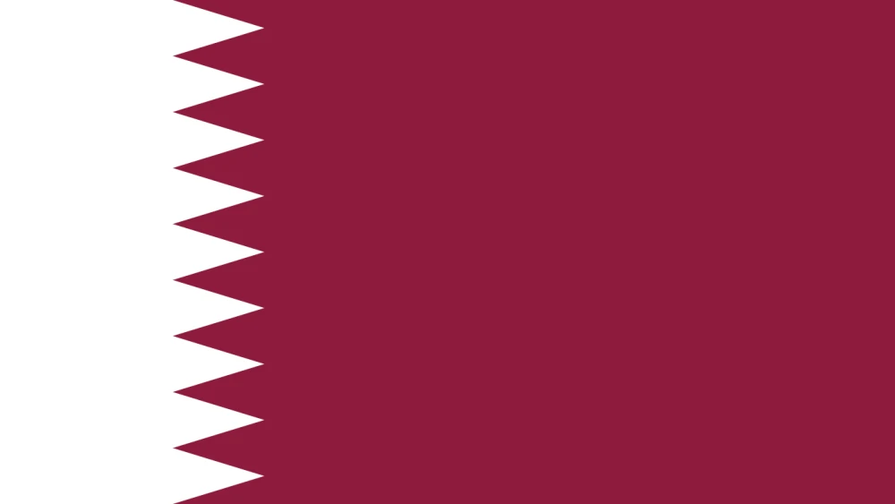 Qatari flag. Credit: Wikimedia Commons.