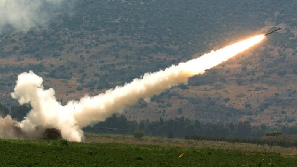 An Israeli rocket fired at a Hezbollah target during the Second Lebanon War in 2006. Credit: Haim Azulay/Flash90.