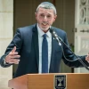 Israeli Education Minister Rafi Peretz speaks during exchange ceremony of ministers, held at the Education Ministry in Jerusalem, on June 26, 2019. Photo by Yonatan Sindel/Flash90.