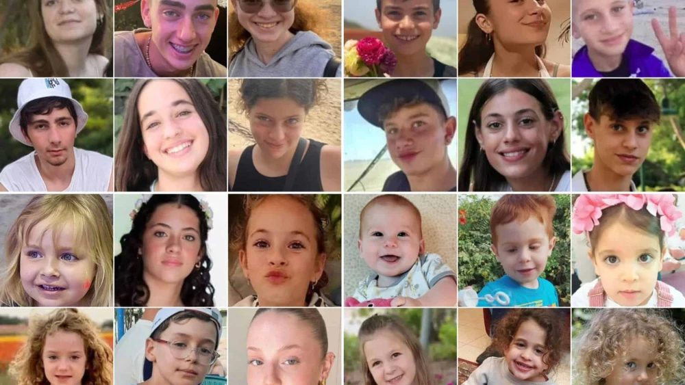 Collage of Kidnapped Children