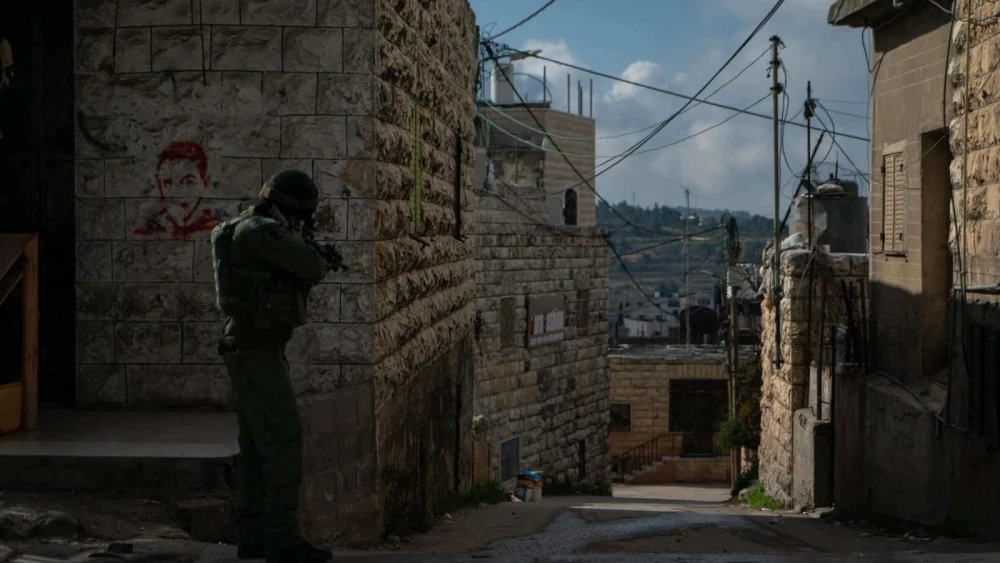 Israeli forces operating in the Gaza Strip, Feb. 10, 2024. Credit: IDF.