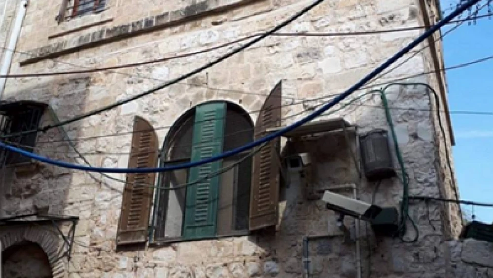 House in eastern Jerusalem that was owned by an Arab and sold to a Jew. Source: Facebook (MEMRI).