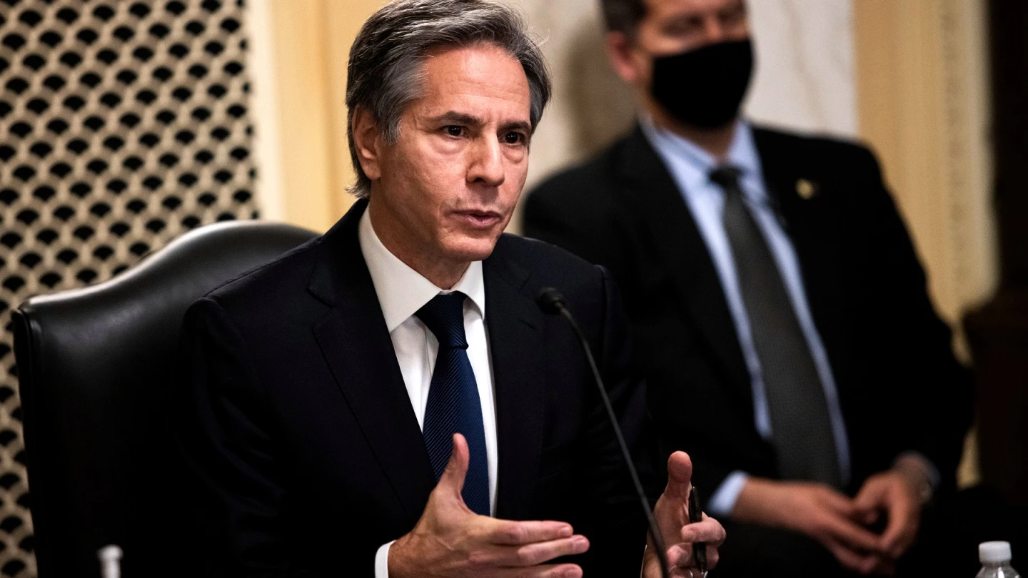 U.S. Secretary of State Antony Blinken. Source: Screenshot.