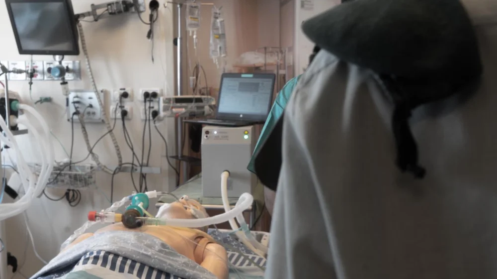 The Israel Defense Forces' Intelligence Unit 81 achieved a technological breakthrough by finding a way to convert home-breathing devices (BiPAPs) into hospital-grade ventilators for coronavirus patients. Source: IDF via Twitter.
