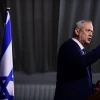 Head of Blue and White Party Benny Gantz holds a press conference at Kfar Maccabia on February 26, 2020. Photo by Tomer Neuberg/Flash90