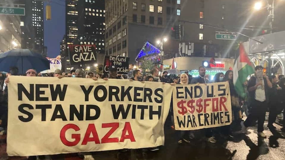 Pro-Palestinian Protest in New York City
