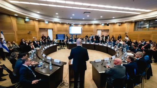 A parliamentary session in the Knesset on combating antisemitism, Jan. 26, 2026. Credit: Eclipse Media.
