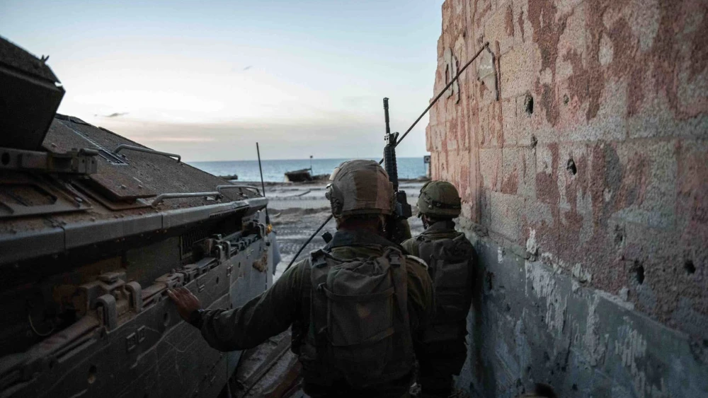 Israeli troops operating in the Hamas-ruled Gaza Strip, Nov. 13, 2023. Credit: IDF.