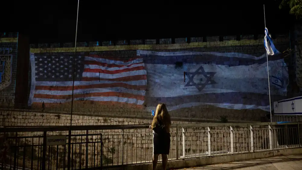 U.S. and Israel Flags