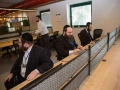 Ultra-Orthodox men work at the Bizmax Innovative Business Complex in Jerusalem, which endeavors to integrate Haredi men into various careers, Feb. 23, 2017. Credit: Flash90.