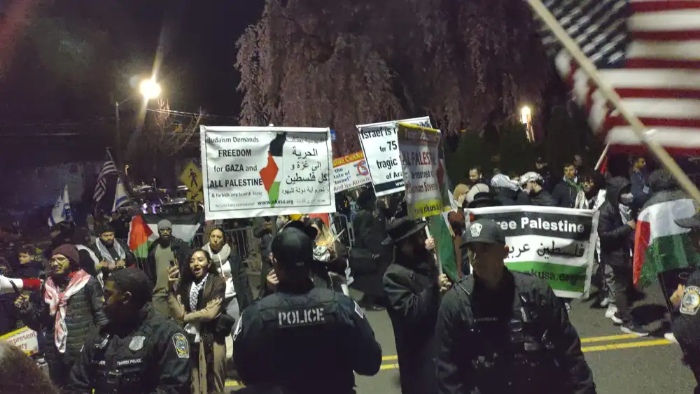 Protests in Teaneck, NJ