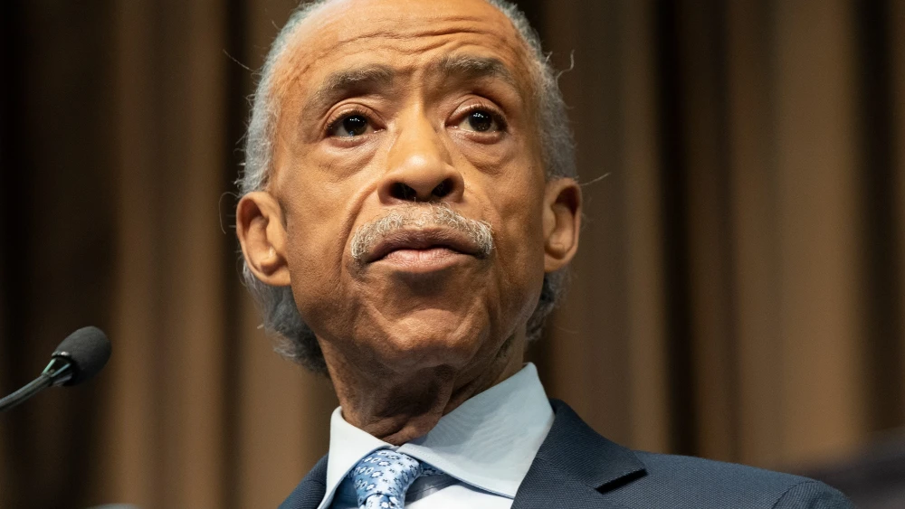 Al Sharpton speaks during the National Action Network 2019 convention at Sheraton Times Square, N.Y., in 2019. Credit: Lev Radin/Shutterstock.