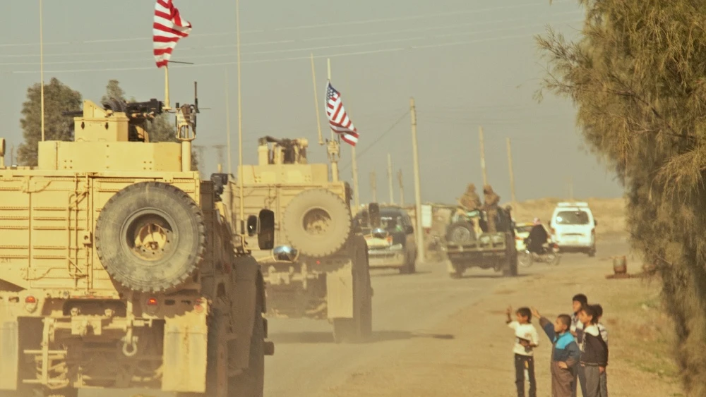 A convoy of U.S. soldiers in Syria in December 2018. Credit: Wikimedia Commons.