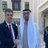 Israeli Foreign Minister Eli Cohen meets with UAE President Mohamed bin Zayed Al Nahyan. Source: X/Twitter/Eli Cohen.