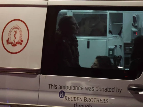 Israeli-Russian academic Elizabeth Tsurkov arrives at Sheba Medical Center in Ramat Gan after more than two years of captivity in Iraq, Sept. 10, 2025. Photo by Jonathan Shaul/Flash90.