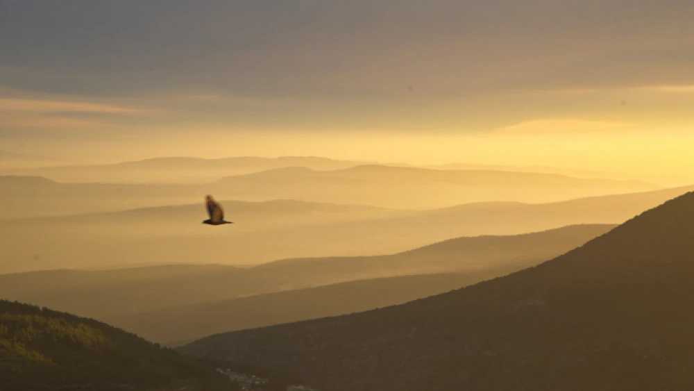 A view of the Upper Galilee as seen from the city of Tzfat, Feb. 4, 2018. Photo by Yaakov Lederman/Flash90.