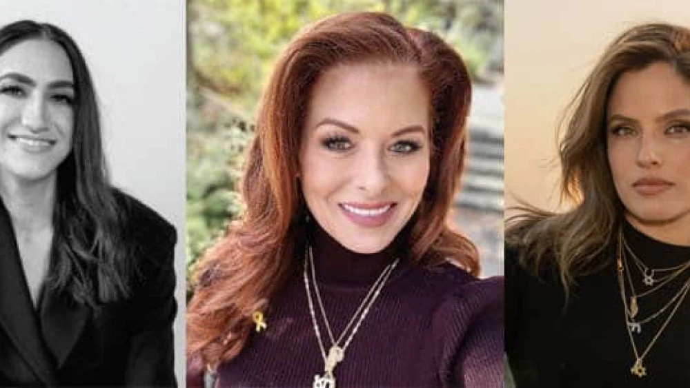 From left: Mandana Dayani/Photo by Jojo Korsch and Debra Messing and Noa Tishby/Photos by Alon Shafranski.