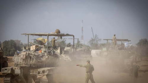 IDF Near Gaza Border