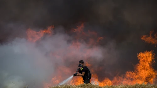 Fires From Kites, Gaza Border