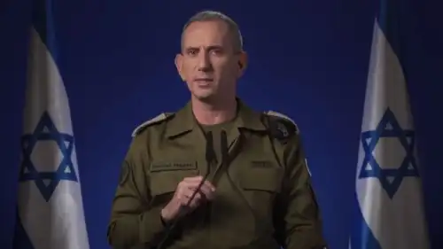 IDF Spokesperson Rear Adm. Daniel Hagari, March 3, 2024. Screenshot.