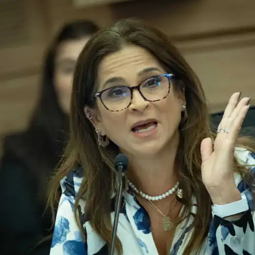 MK Meirav Ben-Ari attends a meeting of the Foreign Affairs and Defense Committee at the Knesset in Jerusalem, Nov. 10, 2025. Photo by Yonatan Sindel/Flash90.