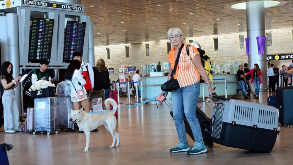Passengers arrive at Ben-Gurion International Airport near Tel Aviv on Sept. 2, 2024. Photo by Yossi Zeliger/TPS-IL.
