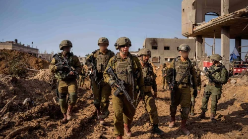 Israeli troops operating in the Hamas-ruled Gaza Strip, Dec. 21, 2023. Credit: IDF.
