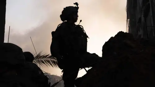 Israeli forces during Gaza ground operations, Jan. 9, 2024. Credit: IDF.