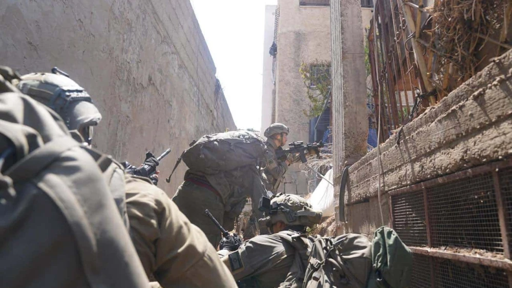 Israeli soldiers in Jenin as part of a counter-terrorism operation, July 3, 2023. Credit: Israel Defense Forces.